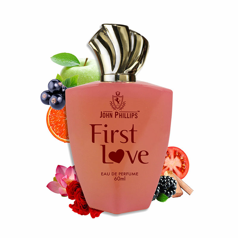 FIRST LOVE - Green Aromatic, Fruity & Fresh Spicy | French Perfume Ideal for Women  - 60 ML