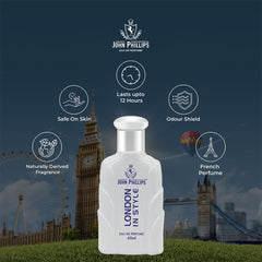 LONDON IN STYLE - Musky, Woody & Ambery | French Perfume Ideal for Men & Women ( Unisex ) - 60 ML