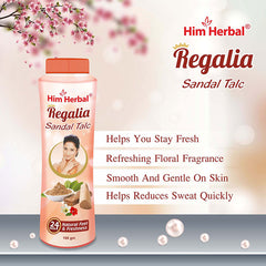 Him Herbal Regalia Sandal Talc For Women