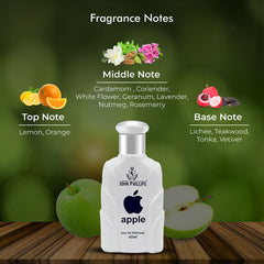 APPLE - Sweet Fruity & Earthy | French Perfume Ideal for Men & Women ( Unisex ) - 60 ML