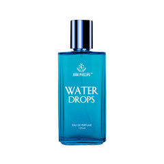 WATER DROPS - Fresh Marine Aquatic, Minty & Lavender Rosemary | French Perfume Ideal for Men & Women ( Unisex ) - 125 ML