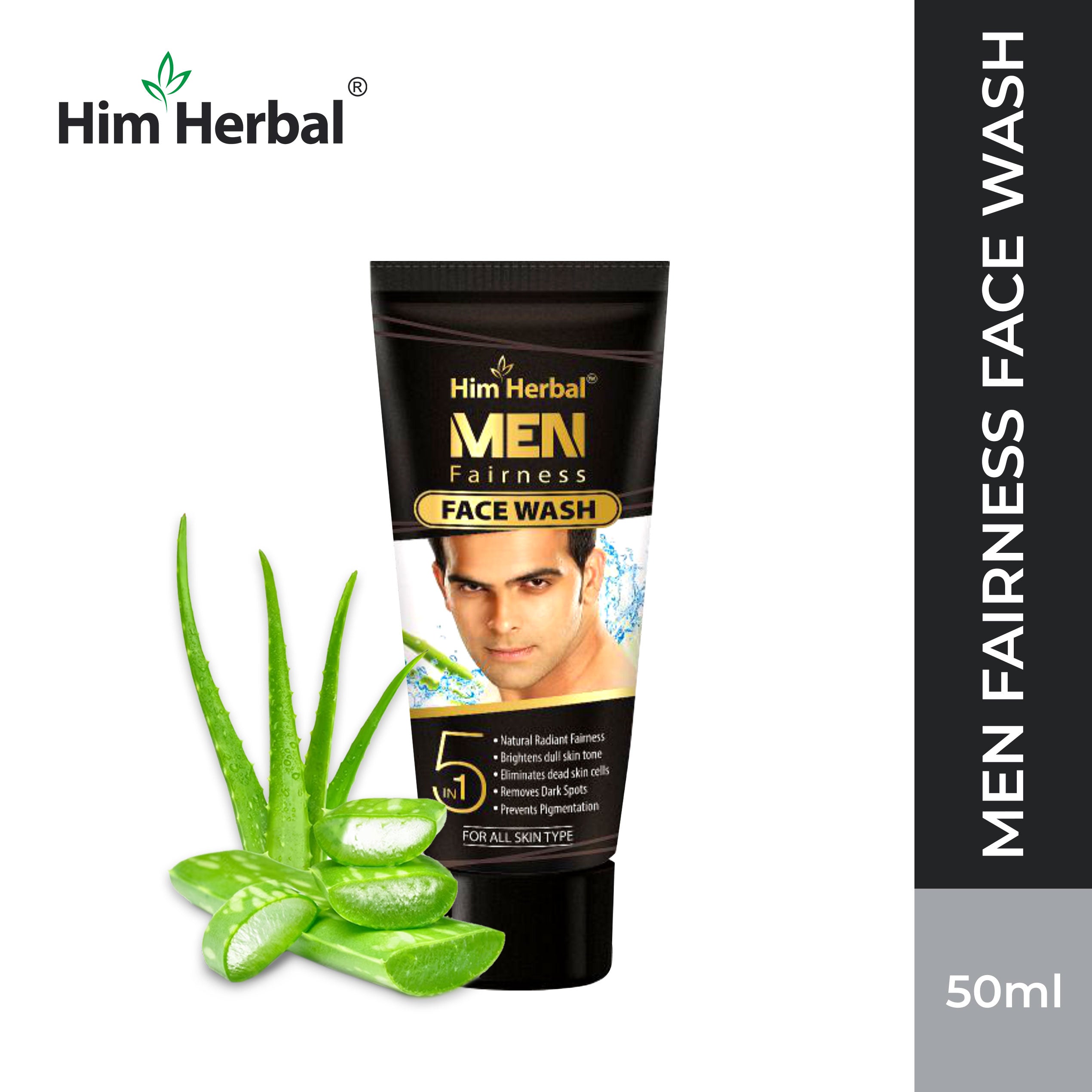 Him Herbal Men Fairness Facewash